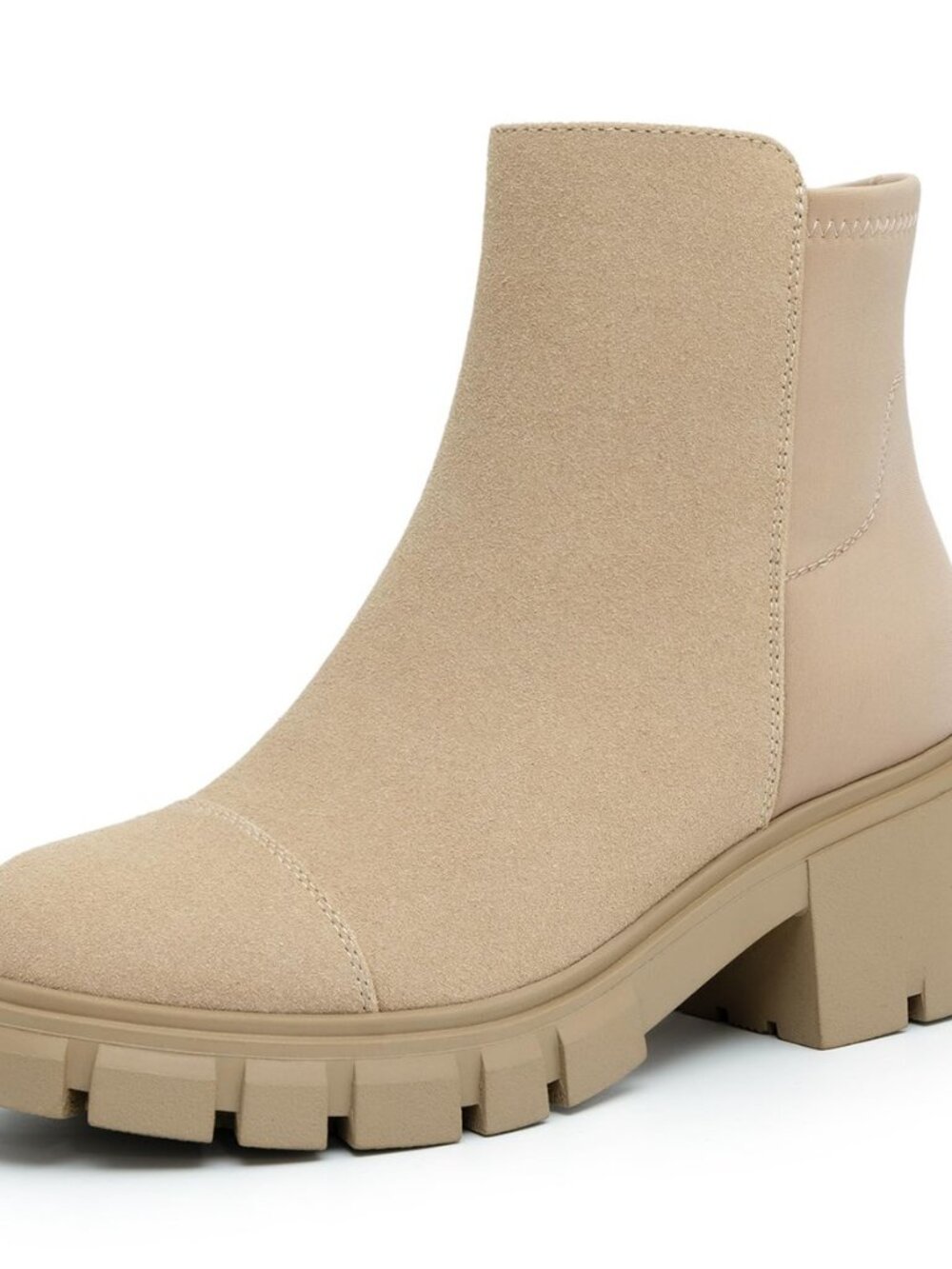 Women's Chunky Heel Slip On Chelsea Ankle Booties